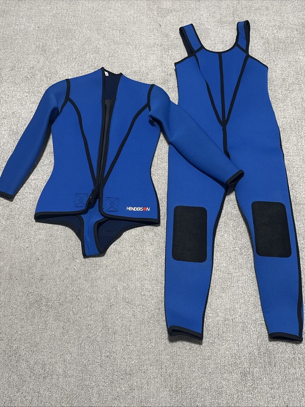 Henderson Sleeveless Wetsuit Jacket & Neoprene Farmer John Pair Style Medium